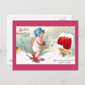 Geen tranende hart  Valentijn Feestdagenkaart (Voorkant / Achterkant)