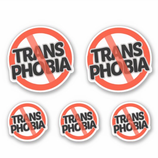 Geen Transfobie Sticker (Voorkant)