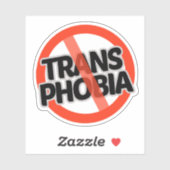 Geen Transfobie Sticker (Vel)