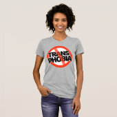 Geen transfobie t-shirt (Voorkant volledig)