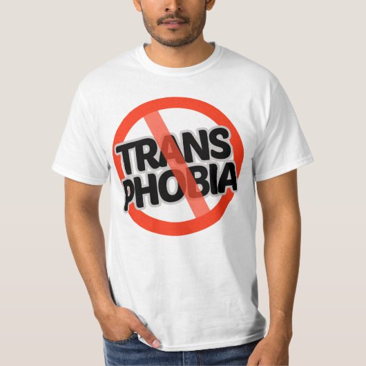 Geen transfobie t-shirt (Voorkant)