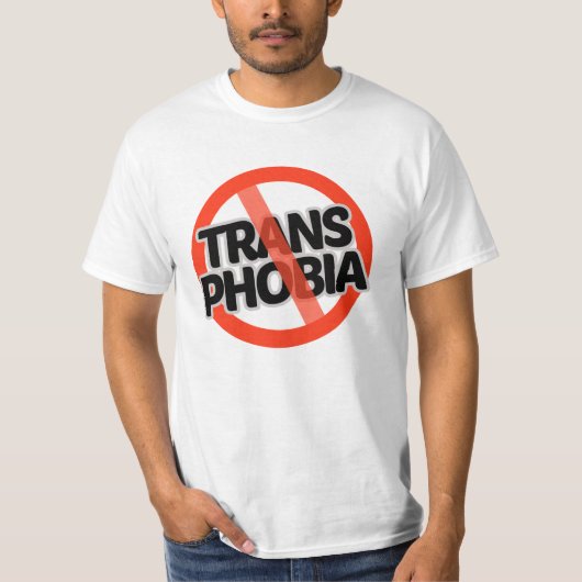 Geen transfobie t-shirt (Voorkant)