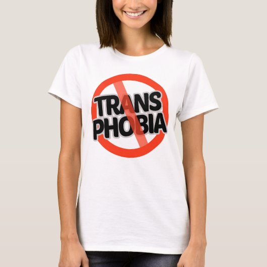 Geen transfobie t-shirt (Voorkant)