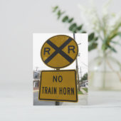 Geen treinpaard briefkaart (Staand voorkant)