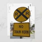 Geen treinpaard briefkaart (Voorkant / Achterkant)