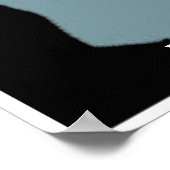 Geen trespassing of durf het bord te omslaan poster (Hoek)