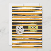 Geen Tricks, alleen maar een Fun Halloween party Kaart (Achterkant)