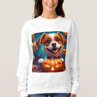 GEEN Tricks ALLEEN Treats Schattige Halloween Pupp Trui