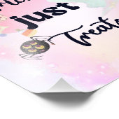 Geen Tricks behandelt gewoon Foto Afdruk (Hoek)