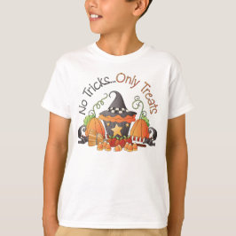 Geen Tricks Halloween Holiday kinder t-shirt