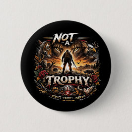 Geen Trofee Ronde Button 5,7 Cm