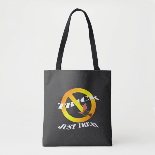 Geen truc alleen maar behandelen tote bag (Voorkant)