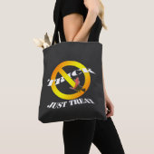 Geen truc alleen maar behandelen tote bag (Dichtbij)