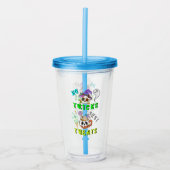 Geen trucjes, gewoon Schattige Acryl Drinkbeker (Voorkant)