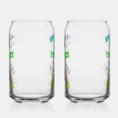 Geen trucjes, gewoon Schattige Blikvorm Glas (Links)