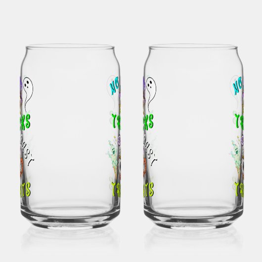 Geen trucjes, gewoon Schattige Blikvorm Glas (Rechts)