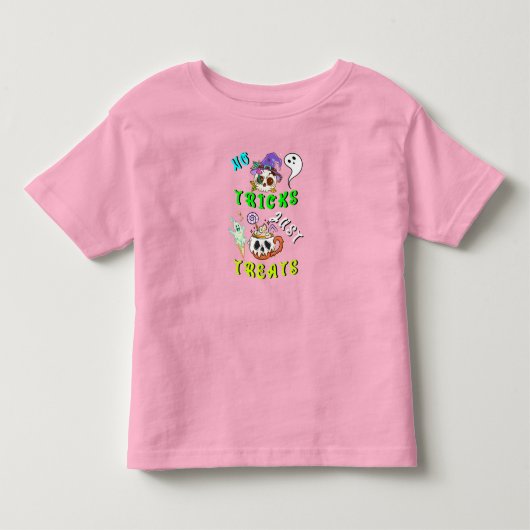 Geen trucjes, gewoon Schattige Kinder Shirts (Voorkant)