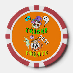 Geen trucjes, gewoon Schattige Poker Chips