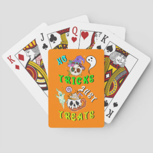 Geen trucjes, gewoon Schattige Pokerkaarten