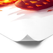 Geen trucjes, gewoon traktaties. Knuffel Beer. Hal Poster (Hoek)