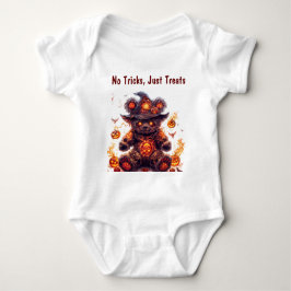 Geen trucjes, gewoon traktaties. Knuffel Beer. Hal Romper