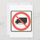 Geen truckbord kaart (Voorkant)