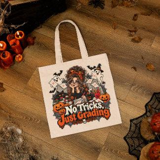 Geen Trucs, Alleen Cijfers Halloween Cadeau voor D Tote Bag