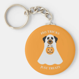 Geen trucs behandelen alleen Halloween Dog Sleutelhanger
