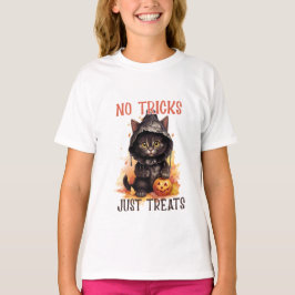 Geen trucs behandelt alleen Halloween T-shirt