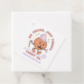 Geen trucs behandelt alleen Spooky Snoep Co Hallow Bedankjes Labels (In situ)