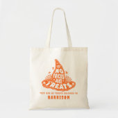 Geen trucs behandelt gewoon Halloween heks Pet Sin Tote Bag (Voorkant)