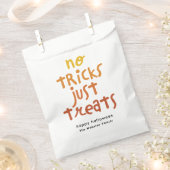 Geen trucs gewoon lekkere leuke Halloween party Bedankzakje (Geknipt)