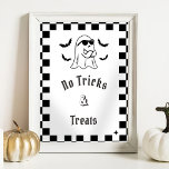 " Geen trucs & traktaties" Boo Funny Baby shower s Poster<br><div class="desc">Boo Grappig "Late Night Diapers" Baby shower Game Poster</div>