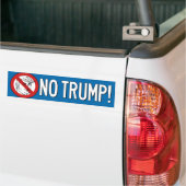 Geen Trump 2016 Bumpersticker (Op Truck)
