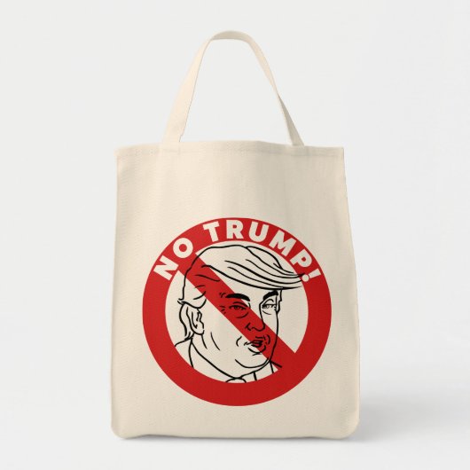 Geen Trump 2016 Tote Bag (Voorkant)
