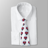 Geen Trump (blauw en rood) Stropdas (Gebonden)