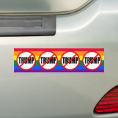 "GEEN TRUMP" BUMPERSTICKER (Op auto)