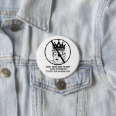 Geen Trump-Button: Niet Drinken en Drumpf Ronde Button 7,6 Cm (In situ)