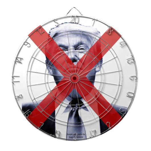 Geen Trump Dartbord (Voorkant)
