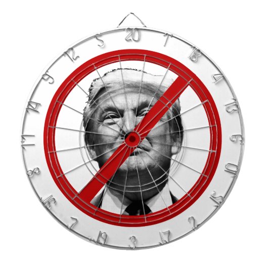 Geen Trump International Sign Dartbord (Voorkant)