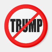 "GEEN TRUMP" MAGNEET (Voorkant)