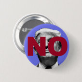 Geen Trump (Paars en rood) Ronde Button 5,7 Cm (Voorkant /achterkant)