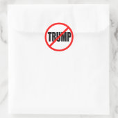 "GEEN TRUMP" RONDE STICKER (Tas)