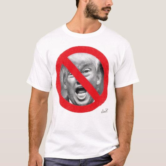 GEEN TRUMP-Shirt T-shirt (Voorkant)