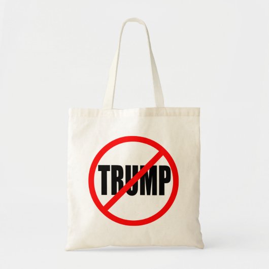 "GEEN TRUMP" TOTE BAG (Voorkant)