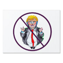 Geen Trump Yard-teken