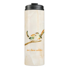 Geen twee tweelingen thermosbeker