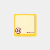 Geen U-Draaiteken Post-it® Notes (Voorkant)
