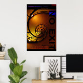 GEEN UITGANG POSTER (Thuiskantoor)