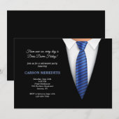 Geen uitnodiging meer Stropdassen Pensioenpartij (Voorkant / Achterkant)